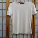 LIZ CLAIBORNE CLASSICS Sz L SILK Top Sweater Blouse