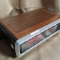Vintage SOUNDESIGN Mid Century Wood Grain Digital Clock AM FM Raido Model 3626