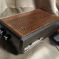 Vintage SOUNDESIGN Mid Century Wood Grain Digital Clock AM FM Raido Model 3626