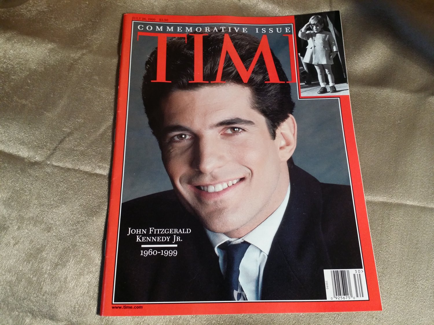 John Fitzgerald Kennedy Jr. Time July 26 1999 Commemorative Issue ...