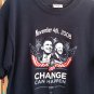President Barack Obama - Change Can Happen - 2008 Campaign - Blue T-Shirt L