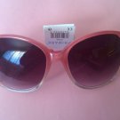 Pink Butterfly shaped mod oversized glasses
