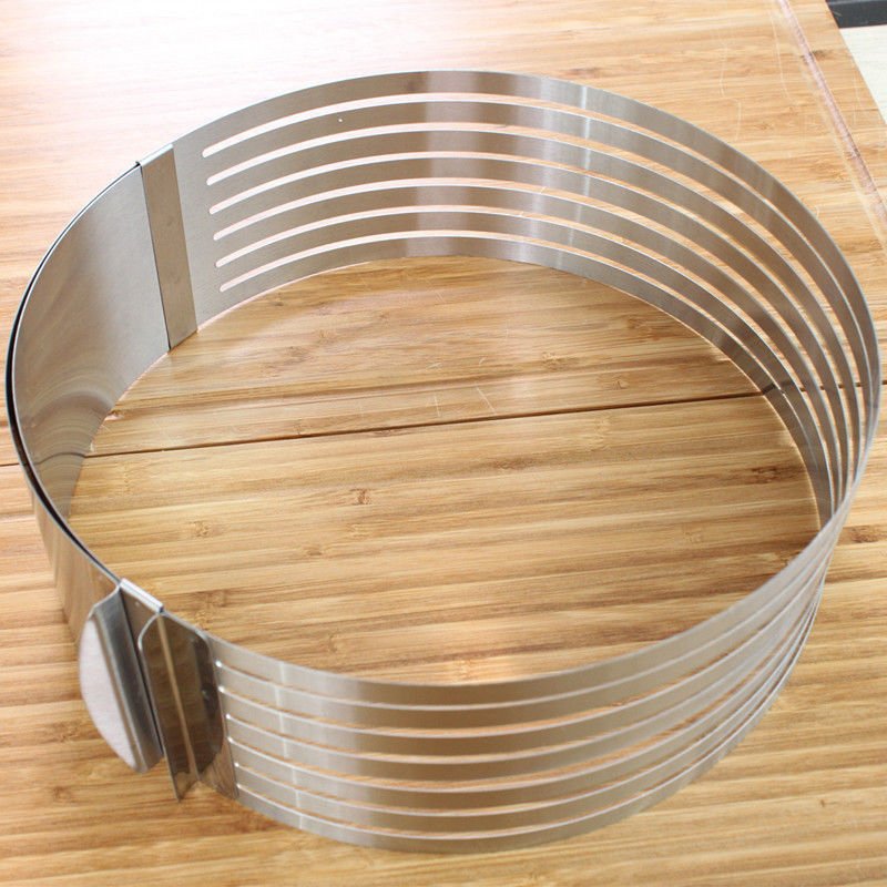 24-30 CM Retractable Round Telescopic Cake Adjustable Circular Layered Ring