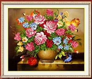 5D Round/Square Full Crystal Diamond Drill DIY Embroidery Painting Flowers 720#