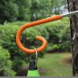 Survival Outdoor Camping Strong Metal S Hook Screw Hook Fishing Lamp Hanger 035