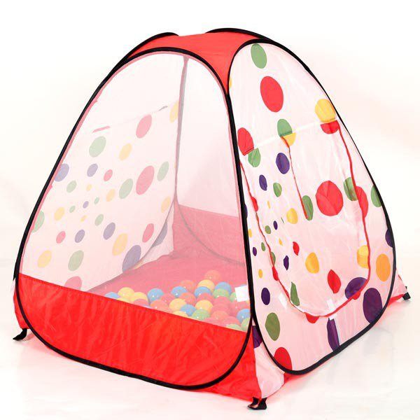 Large Spot Baby Child Play Tent + 50 ocean balls kids game house 5.5cm wave ball