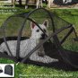Portable Dog Cat Pet Dome Collapsible Shading Tent Outdoor Foldable Pet House