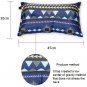 Color Orange - High-grade fabric Sensitivity Inflatable Air Pillow ZT-01#
