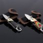 Portable Mini Small Buckle Pocket Foldable Knife Camping Tool Keychain Design
