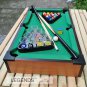 Mini Pool Billiard Table+Cups Fun Drinking Shots Tabletop Set Game Indoor Toys