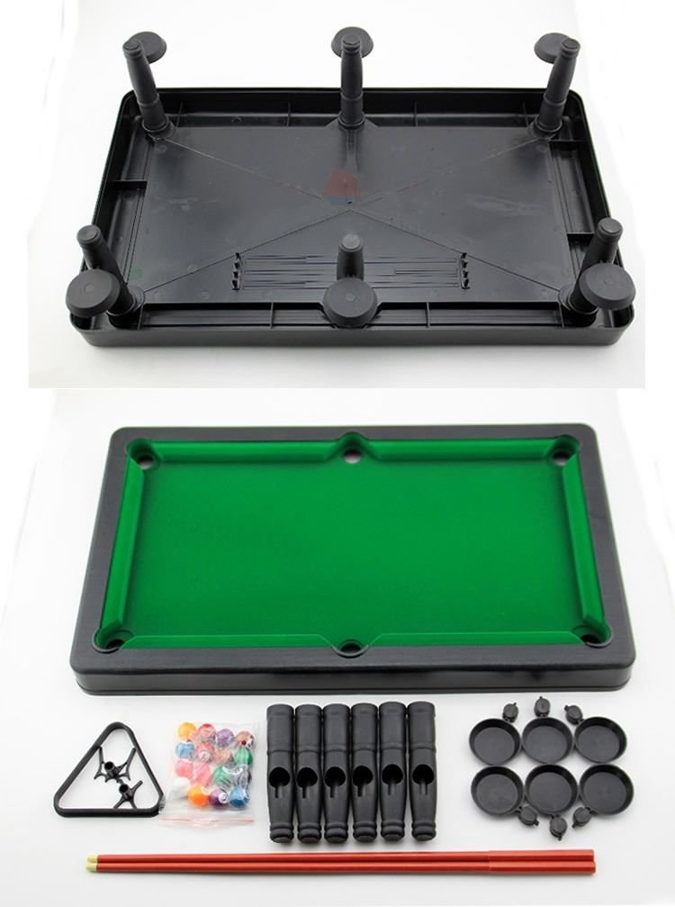 Mini Pool Billiards Table Sports Tabletop Game Toys for Children Kids aged 3-6