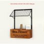 Wooden Box Flower Plants Wrought Iron Wall Hanging Letters Storage Boxes Shelf