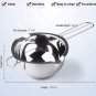 304 Stainless Steel Cake Chocolate Sugar Melting Bar Bowl Butter Heating Spoon