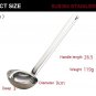 304 Stainless Steel Kitchen Bar Thick Large Ladle Spoon 2in1 Filter Soup Residue