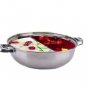 28CM 304 STAINLESS STEEL Pots Duck S Pan Thick Induction Gas Cookers + Lid