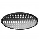 12" Round Pizza Crisper Seamless Rim Non-stick Mesh Hole Pizza Screen Baking Tray