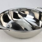 30 CM 304 STAINLESS STEEL Pot Mandarin Duck S-Pan Thick Cooker Pot Bowl
