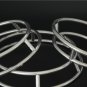 S Size Stainless Steel Pot Rack Creative Round Double Rings Stand Anti-Hot Frying Pan