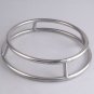 M Size Stainless Steel Pot Rack Creative Round Double Rings Stand Anti-Hot Frying Pan