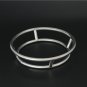 L Size Stainless Steel Pot Rack Creative Round Double Rings Stand Anti-Hot Frying Pan