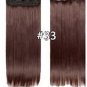 COLOR #33 Five Card Clip-on Hairpiece 120g High Temperature Wire Synthetic Straight Hair Extension