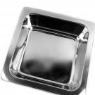 33CM Stainless Steel Thick Square Fondue Pots Duck Hot Pan Grid Soup Pot (Broth)