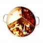 Stainless Steel Duck Hot Pot Thick Cooker Pots with Lid Special Induction Fondue Pan 34 CM