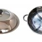 Stainless Steel Duck Hot Pot Thick Cooker Pots with Lid Special Induction Fondue Pan 36 CM