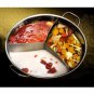 Stainless Steel Duck Hot Pot Thick Cooker Pots with Lid Special Induction Fondue Pan 36 CM