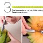 Double Sided Stainless Steel Vegetables Fruit Decorative Carving Knife/Spoon Dig Ball Scoop 2in1