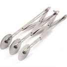 3-Wheel Expandable Stainless Steel Dough Wheel Pizza Slicer Pastry Cutter Rolling Knife