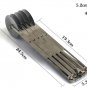 5-Wheel Expandable Stainless Steel Dough Wheel Pizza Slicer Pastry Cutter Rolling Knife