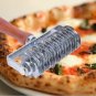 Stainless Steel Roller Blade Sharp Knife Wooden Handle Wheel Pizza Cutter