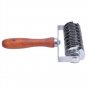 Stainless Steel Roller Blade Sharp Knife Wooden Handle Wheel Pizza Cutter