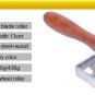 Stainless Steel Roller Blade Sharp Knife Wooden Handle Wheel Pizza Cutter