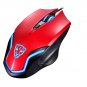 COLOR RED Leopard Gaming Mouse F61 Wired USB Game Ergonomic Mice Notebook PC Laptop