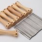 Luxury Wood and Steel Six Mounted Cooler Wine Rack Bottle Holder