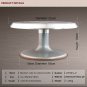 Color Silver Professional Cake Decorating Aluminum Alloy Turntable
