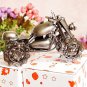 Color Black Iron Chain Snowmobile Model Vintage Car