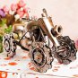 Color Red Wine Iron Chain Snowmobile Model Vintage Car