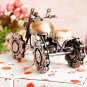 Color Red Wine Iron Chain Snowmobile Model Vintage Car