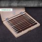 10-piece Handmade Chisel Stone Carving Manganese Steel Knife Set Artist Woodworkers Tools