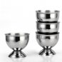 Stainless Steel Single Egg Stand Holder Cup Boiled Egg Cup Stand Tray Perfect For Breakfast Table