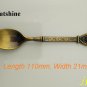 COLOR RED COPPER 5 Pcs/Set Alloy Vintage Small Creative Retro Style Coffee Spoon