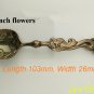 COLOR SILVER 5 Pcs/Set Alloy Vintage Small Creative Retro Style Coffee Tea Spoon