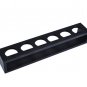 Straight Wooden Tray Bar Club Small Bullets Cup Holder 6 Holes + Gift 40ml Glass