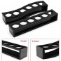 Straight Wooden Tray Bar Club Small Bullets Cup Holder 6 Holes + Gift 40ml Glass
