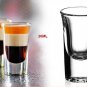 Black U-Shaped Tray Bar Club Small Bullets Cup Holder 8 Holes + Gift 26ml Glass