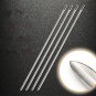 10 Pcs BBQ Skewers Stainless Steel Picnic Camping Barbeque Meat Grill Tool Needle