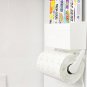 Magnetic Toilet Roll Paper Towel Holder Refrigerator Storage Box Plastic Rack